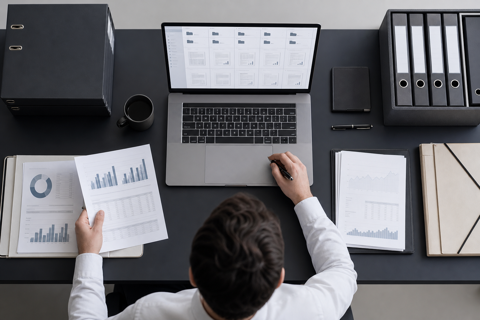 Préparation du dossier de due diligence cession PME avec documents financiers et juridiques organisés